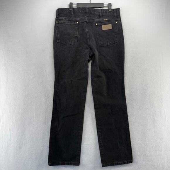 VIntage Wrangler Jeans Men's 34x32 Black 936 Cowboy Cut Slim Fit Denim Western - Picture 9 of 10